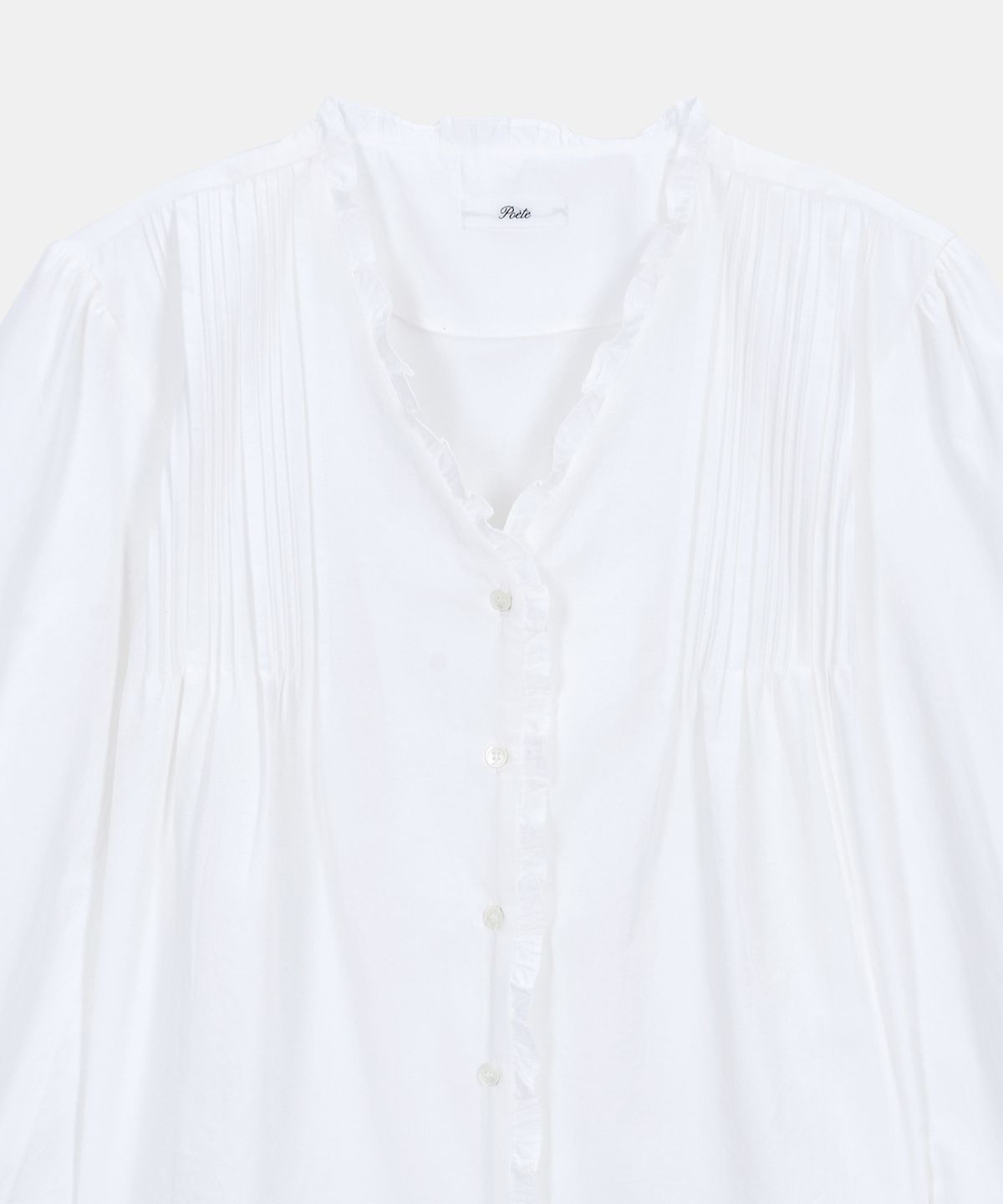 포에트서울(POETSEOUL) FRAME FRILL BLOUSE_ivory