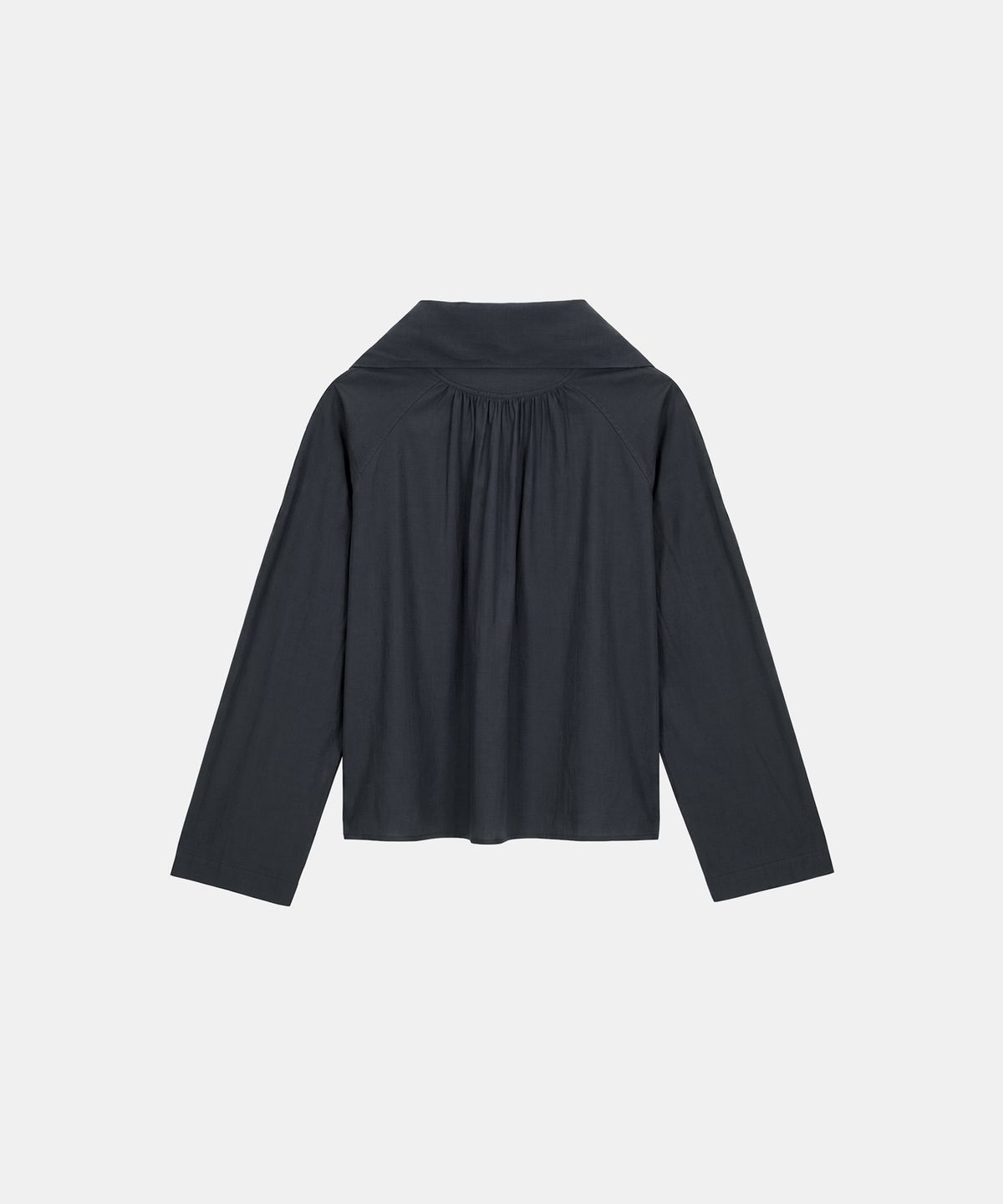 포에트서울(POETSEOUL) DOUBLE TIE BLOUSE_dark grey
