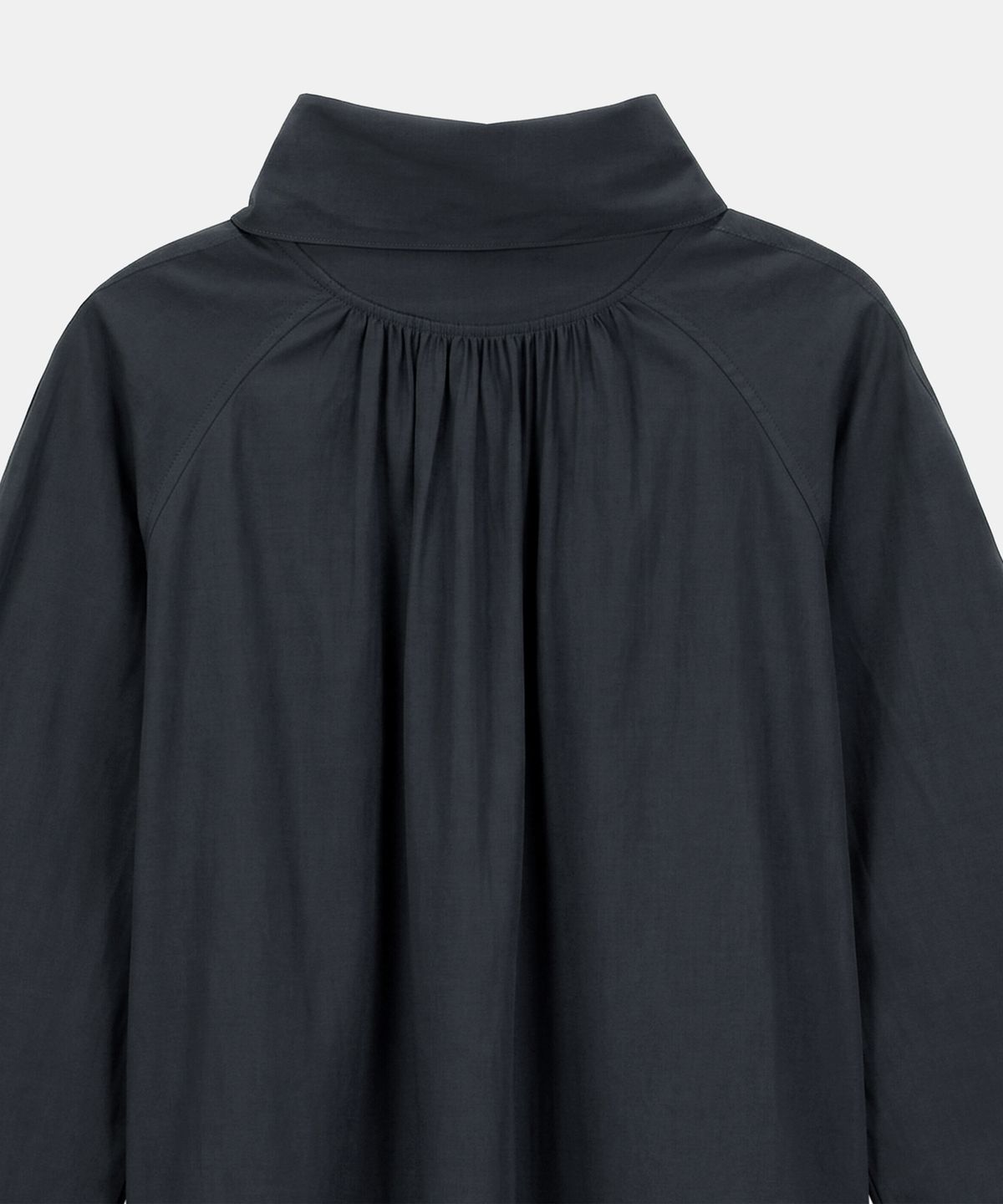 포에트서울(POETSEOUL) DOUBLE TIE BLOUSE_dark grey