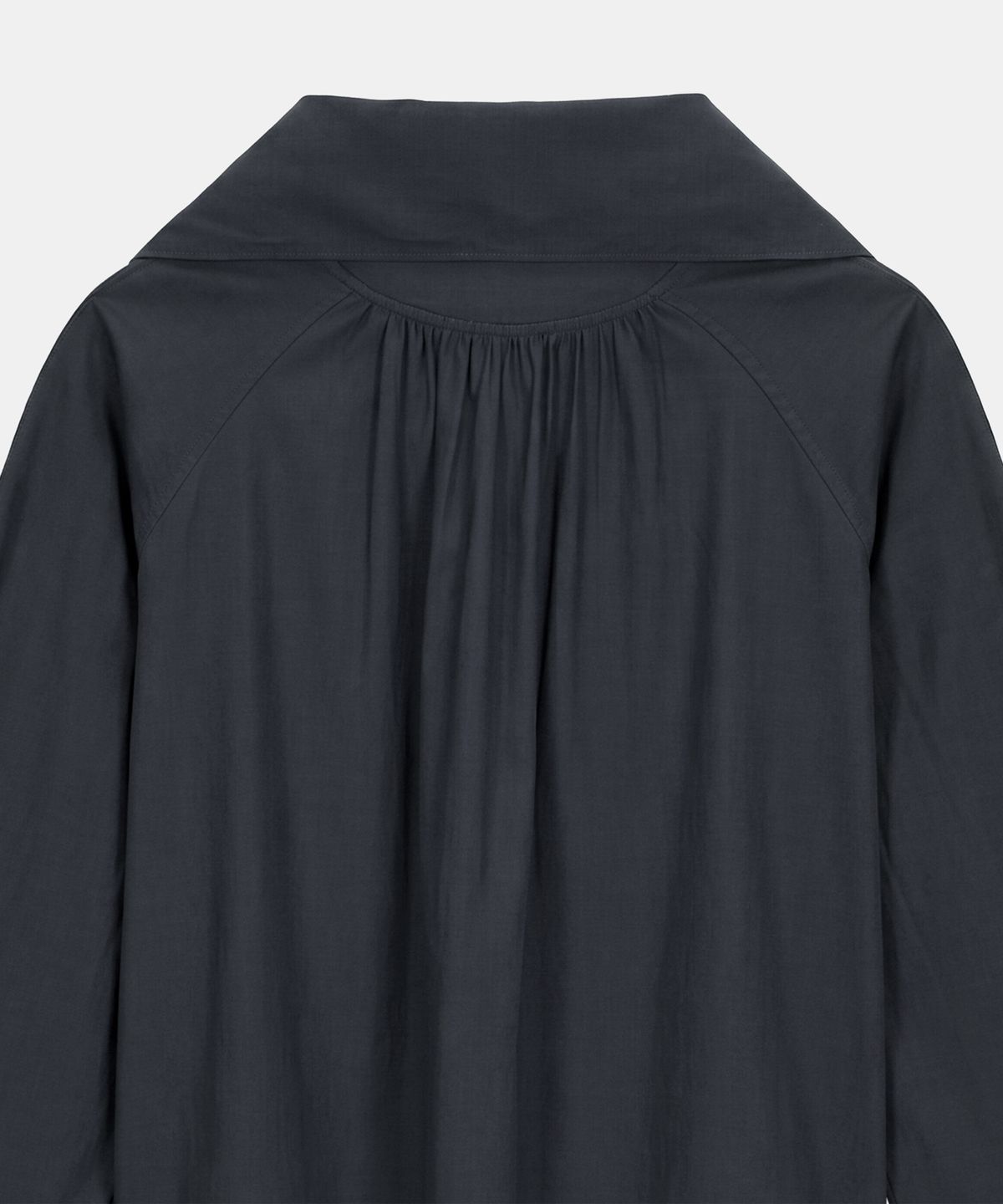 포에트서울(POETSEOUL) DOUBLE TIE BLOUSE_dark grey
