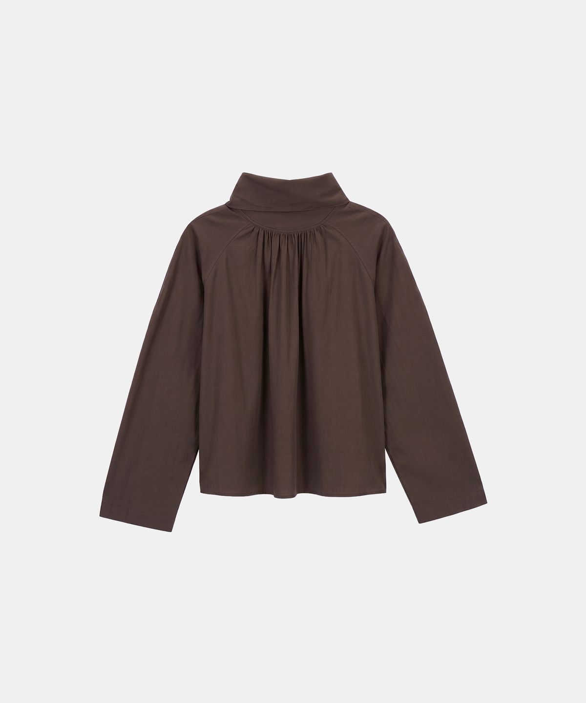 포에트서울(POETSEOUL) DOUBLE TIE BLOUSE_brown