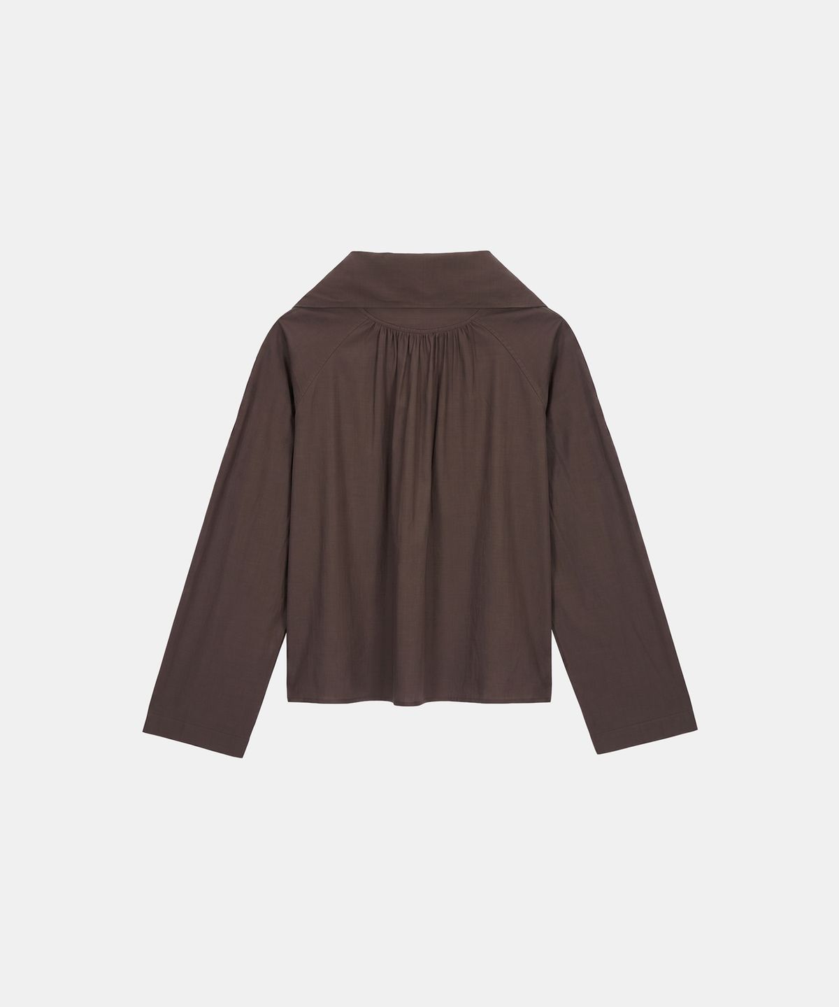 포에트서울(POETSEOUL) DOUBLE TIE BLOUSE_brown