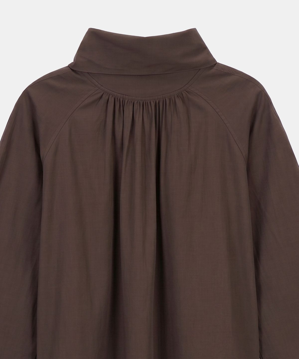 포에트서울(POETSEOUL) DOUBLE TIE BLOUSE_brown
