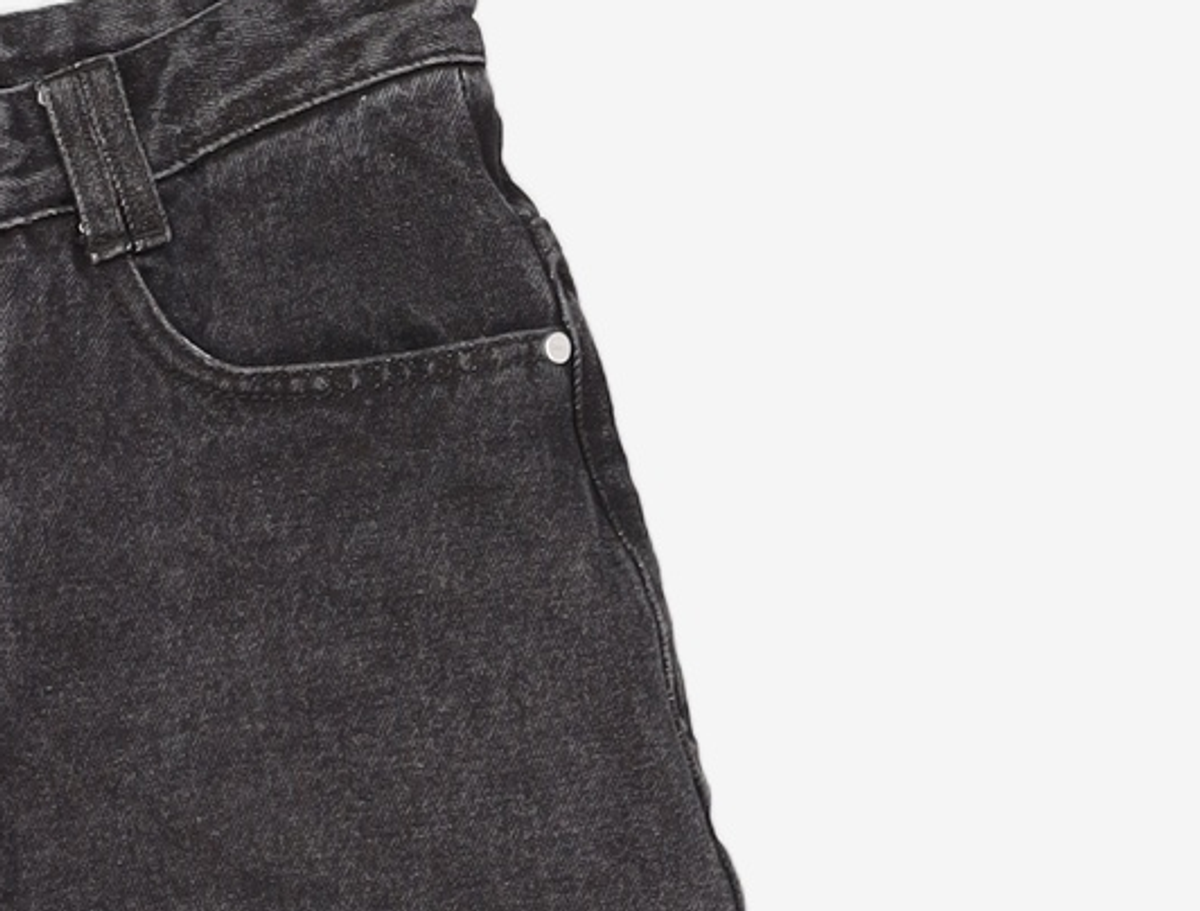 데케트(DECET) Balloon Wide Jeans DCPT055Black 26