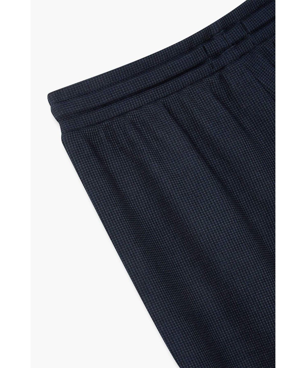 엠포리오 아르마니 언더웨어(EMPORIO ARMANI UNDERWEAR) 남성 이글 패치 와플 라운지 팬츠 _네이비_0816332022