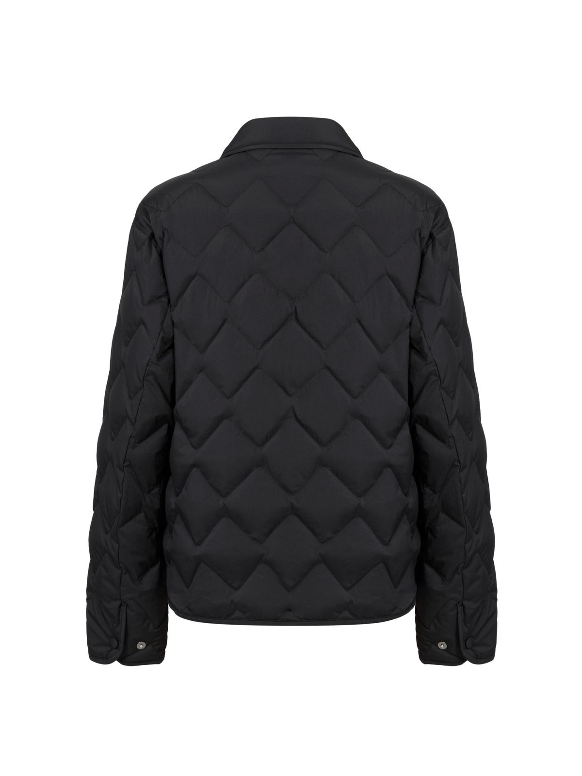 아이더(EIDER) THERMOLOCK (써모락) 여성 슬림 블렌드 패딩 셔켓_Black