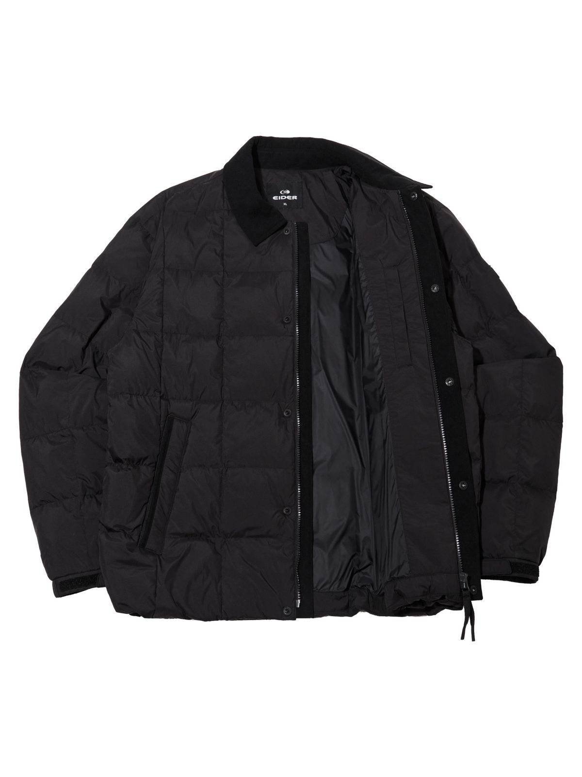 아이더(EIDER) THERMOLOCK (써모락) 남성 경량 블렌드 패딩 셔켓_Black