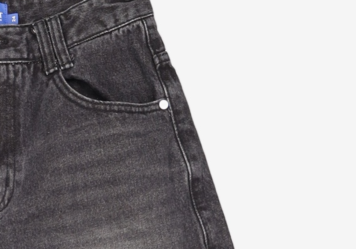 데케트(DECET) Balloon Wide Jeans DCPT055Black 24