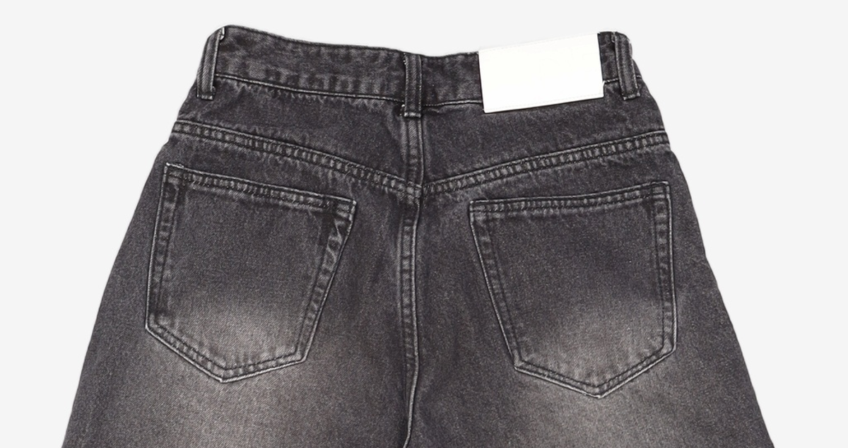 데케트(DECET) Balloon Wide Jeans DCPT055Black 24