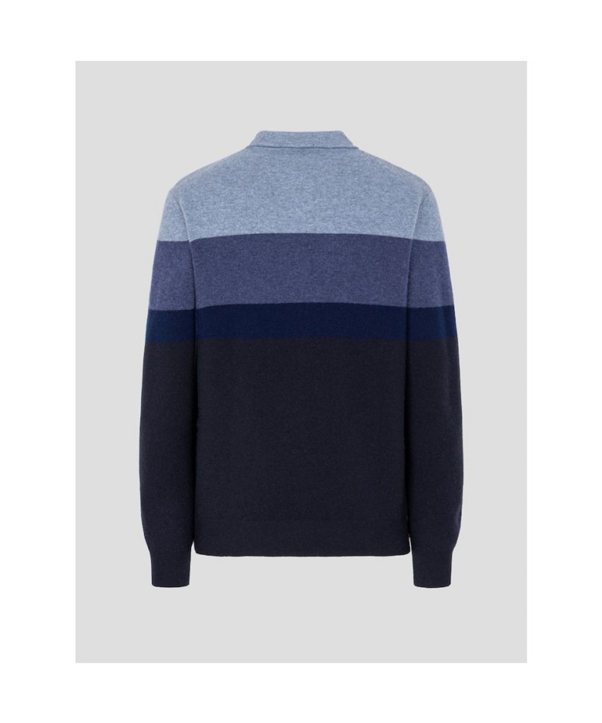 빈폴 멘(BEANPOLE MEN) 컬러블럭 집업 카디건  스카이 블루