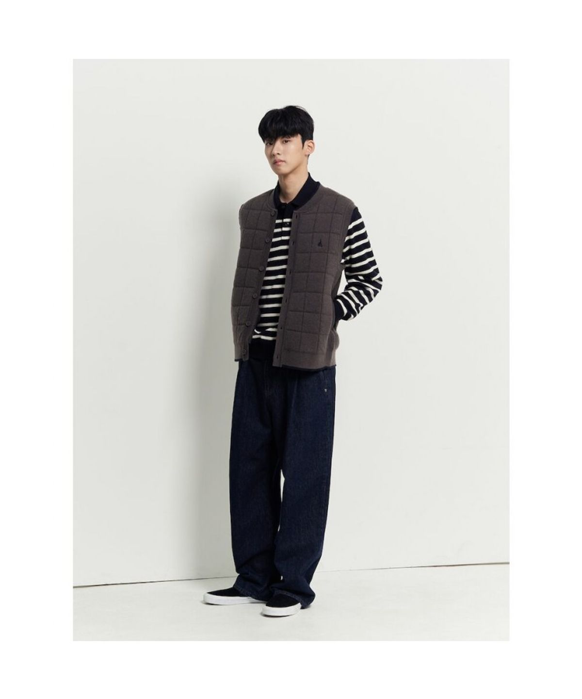 빈폴 멘(BEANPOLE MEN) 초코퀼팅 베스트  브라운