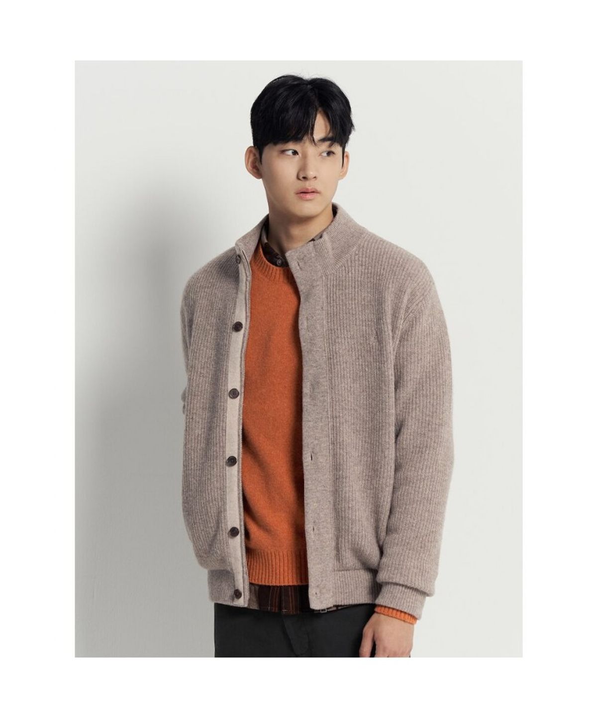 빈폴 멘(BEANPOLE MEN) 방풍안감 카디건  베이지