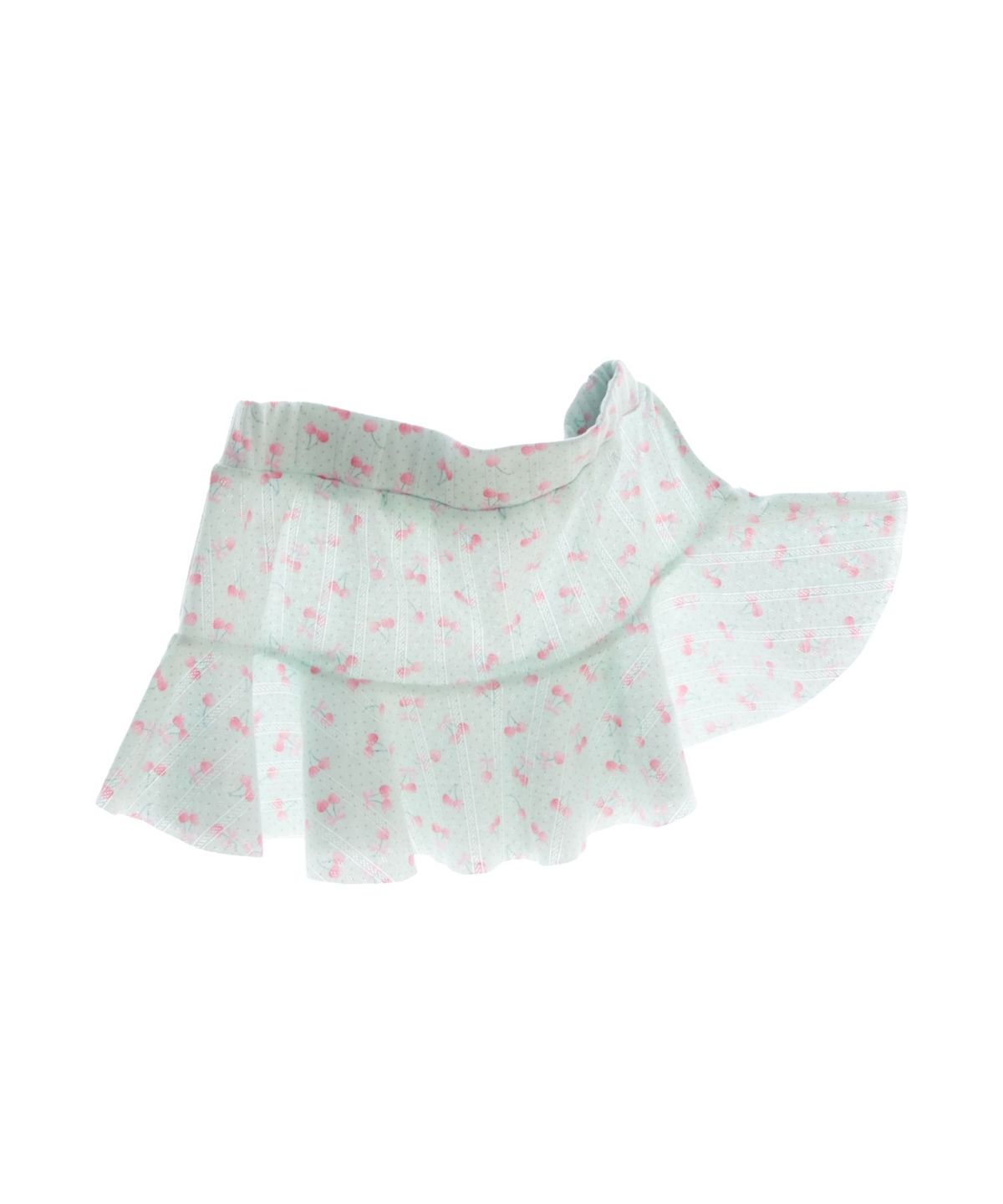 구름킴(GULEMKIM) Angel Courtyard Small Wave Floral Skirt (cherry mambo)