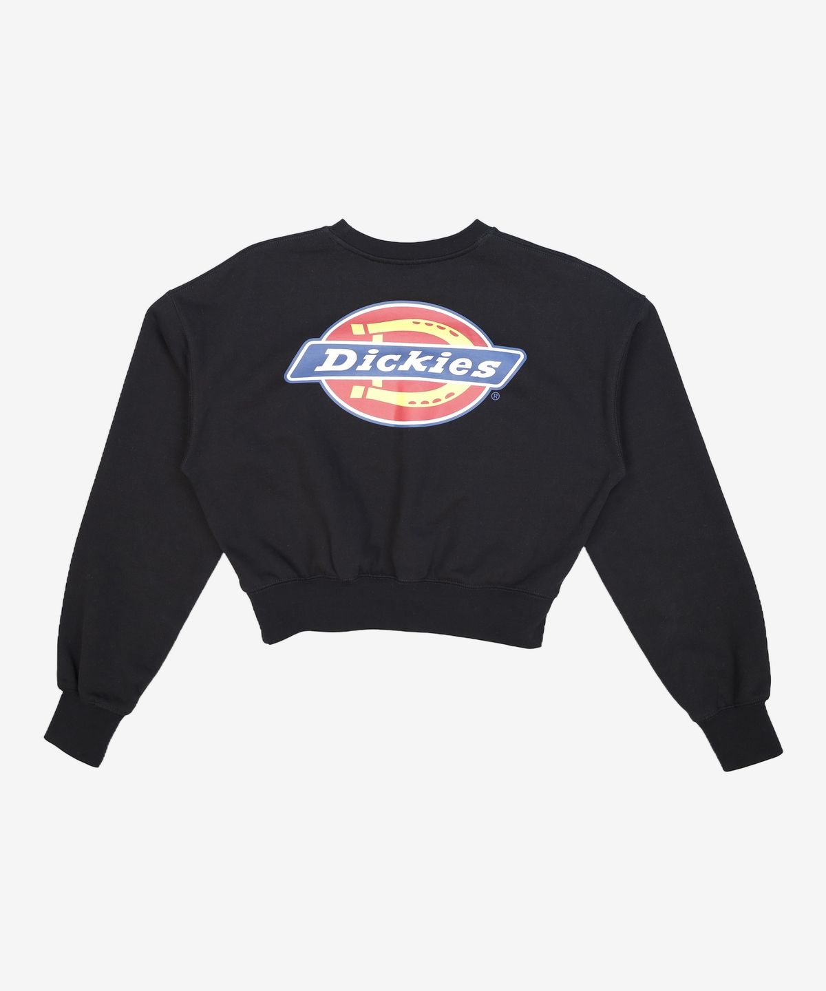 디키즈(DICKIES) 아이코닉 로고 크롭 스웨트셔츠 Black S