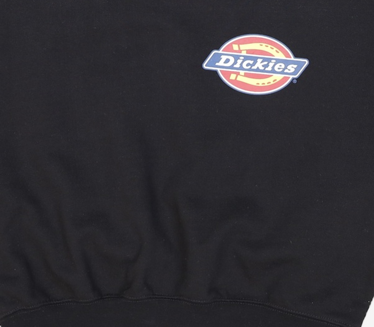 디키즈(DICKIES) 아이코닉 로고 크롭 스웨트셔츠 Black S
