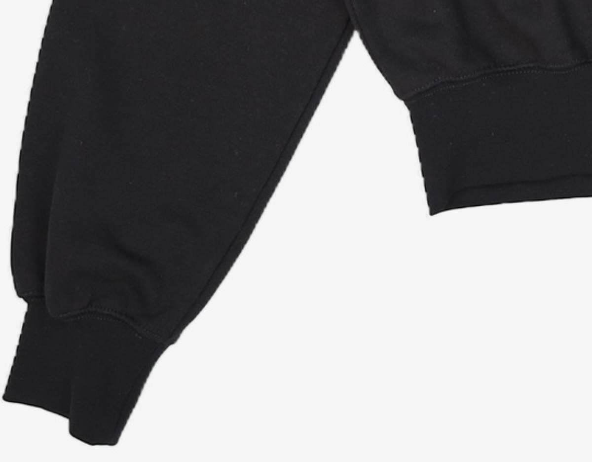 디키즈(DICKIES) 아이코닉 로고 크롭 스웨트셔츠 Black S