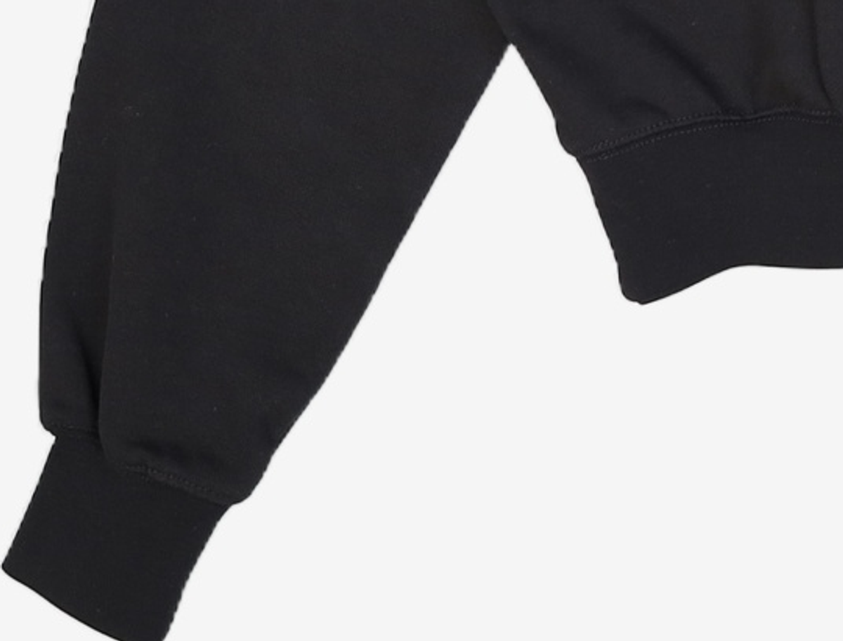 디키즈(DICKIES) 아이코닉 로고 크롭 스웨트셔츠 Black S