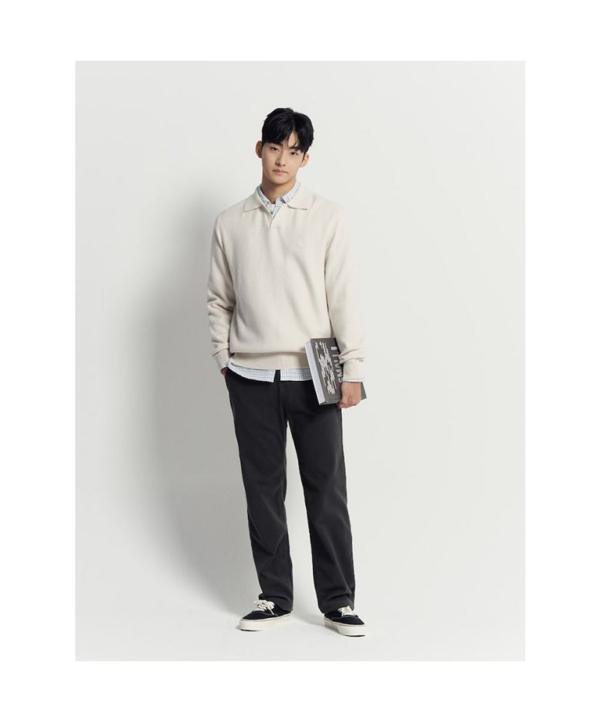 빈폴 멘(BEANPOLE MEN) 브러쉬드 윈도우 체크 셔츠  그린