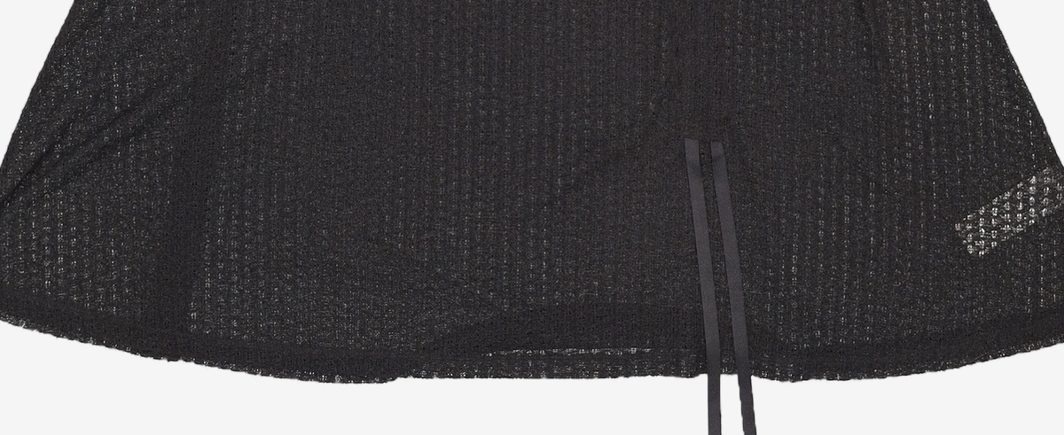 뚜오미오(TUOMIO) CROCHET MINI DRESS [BLACK] FREE