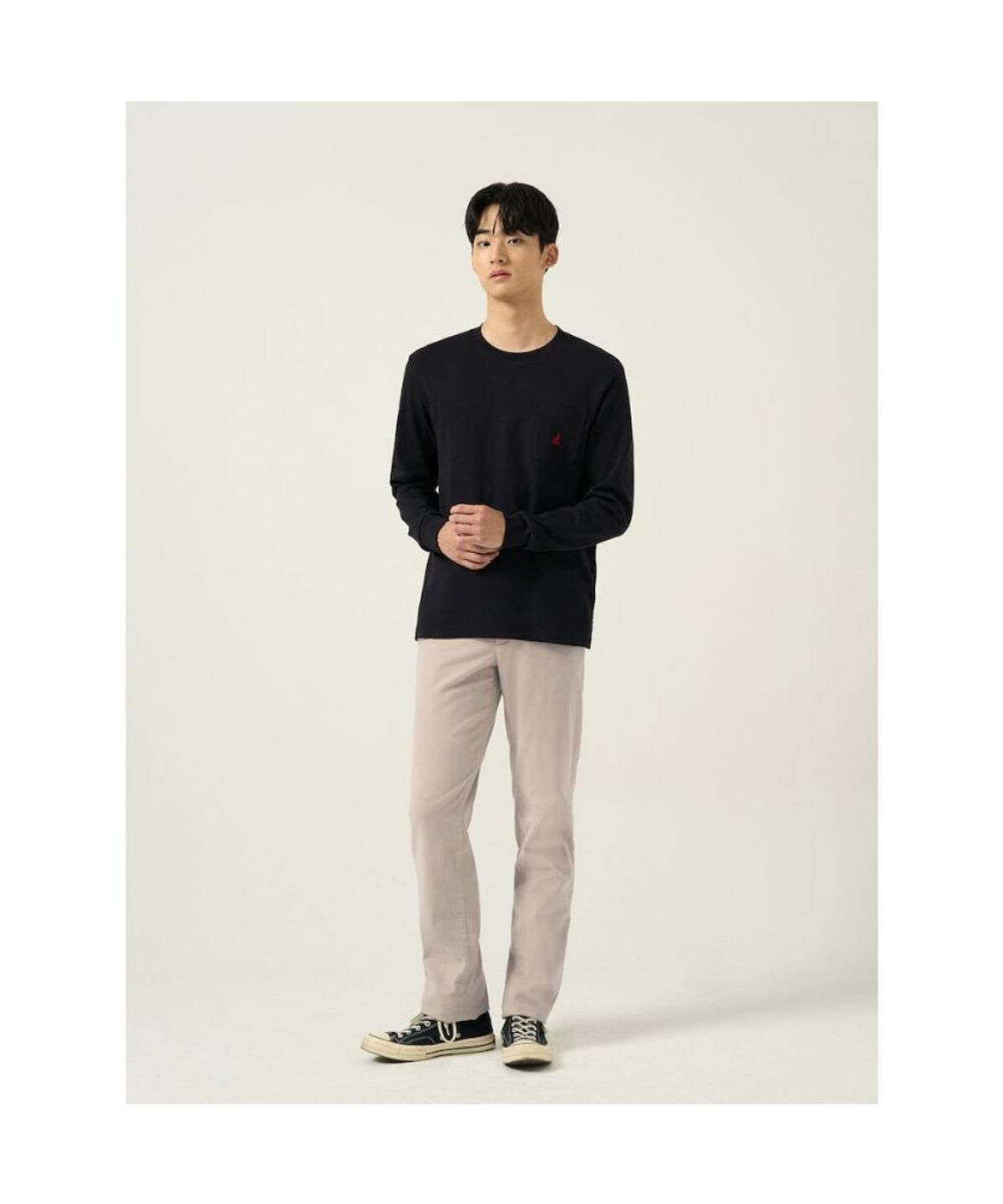 빈폴 멘(BEANPOLE MEN) 몰스킨 스탠다드핏 팬츠  아이보리