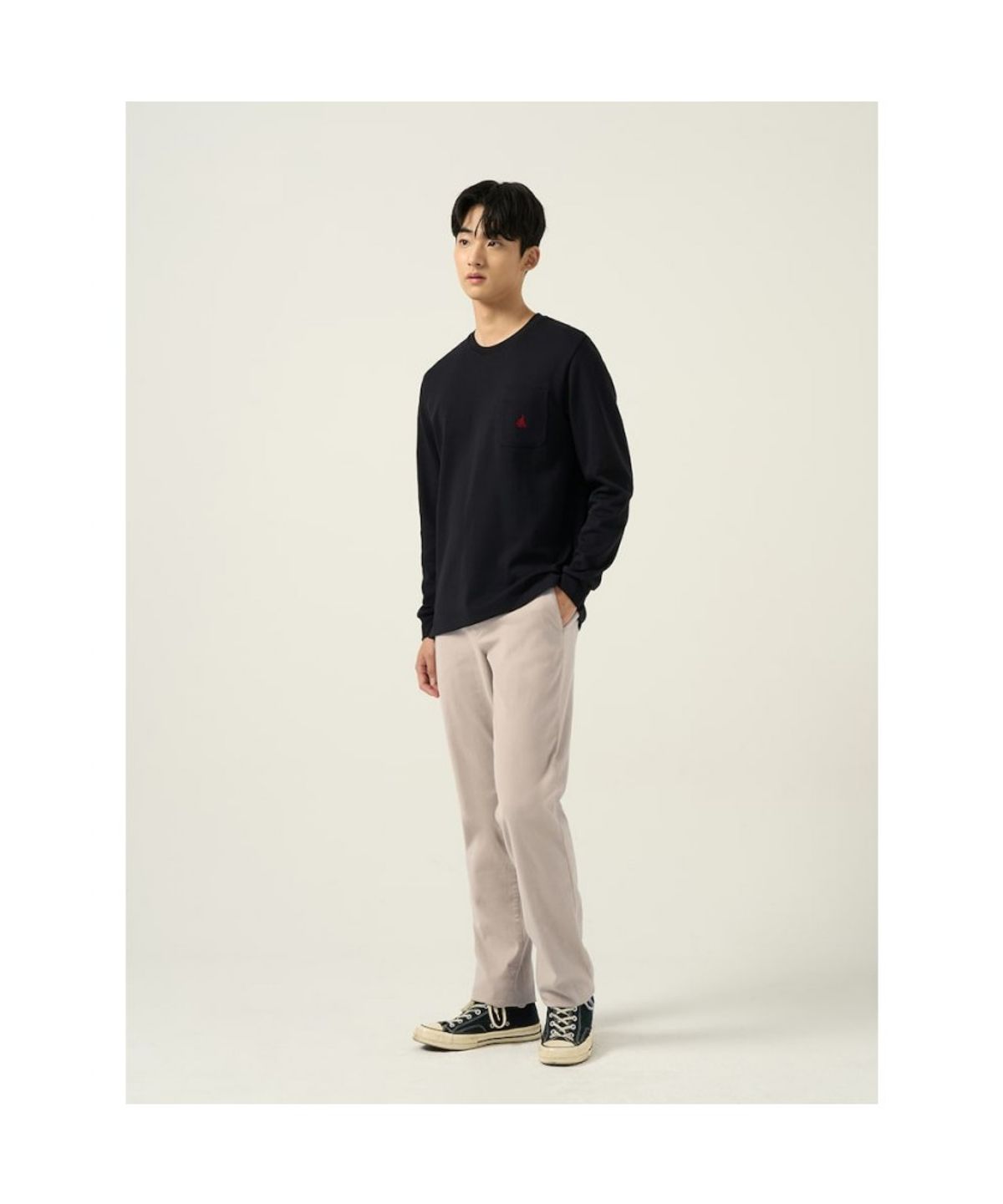 빈폴 멘(BEANPOLE MEN) 몰스킨 스탠다드핏 팬츠  아이보리
