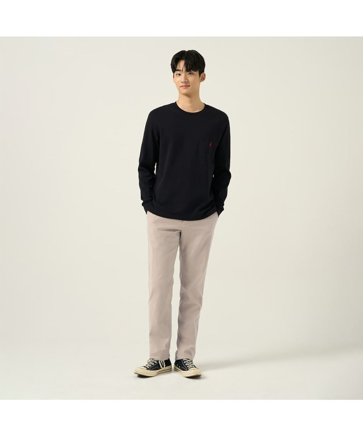 빈폴 멘(BEANPOLE MEN) 몰스킨 스탠다드핏 팬츠  아이보리