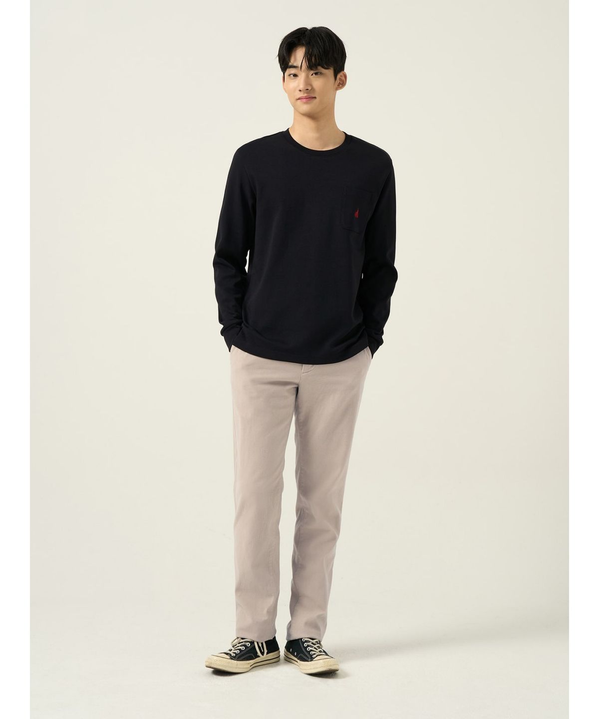 빈폴 멘(BEANPOLE MEN) 몰스킨 스탠다드핏 팬츠  아이보리