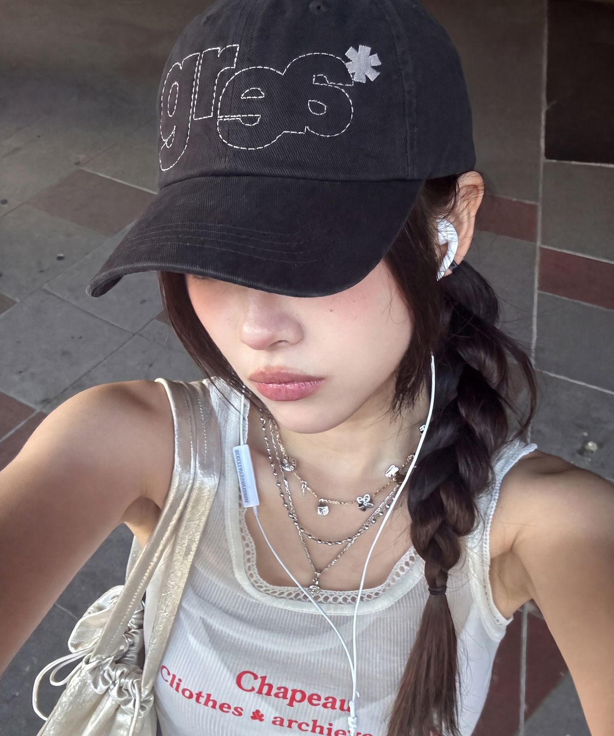 그레이버(GRAVER) [UNISEX] GRAE-S WIDE STITCH 볼캡_2color