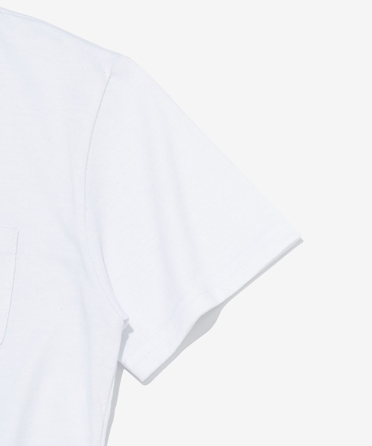 서울어패럴(SEOUL APPAREL) SOL 심볼 로고 포켓 반팔티셔츠 (화이트)