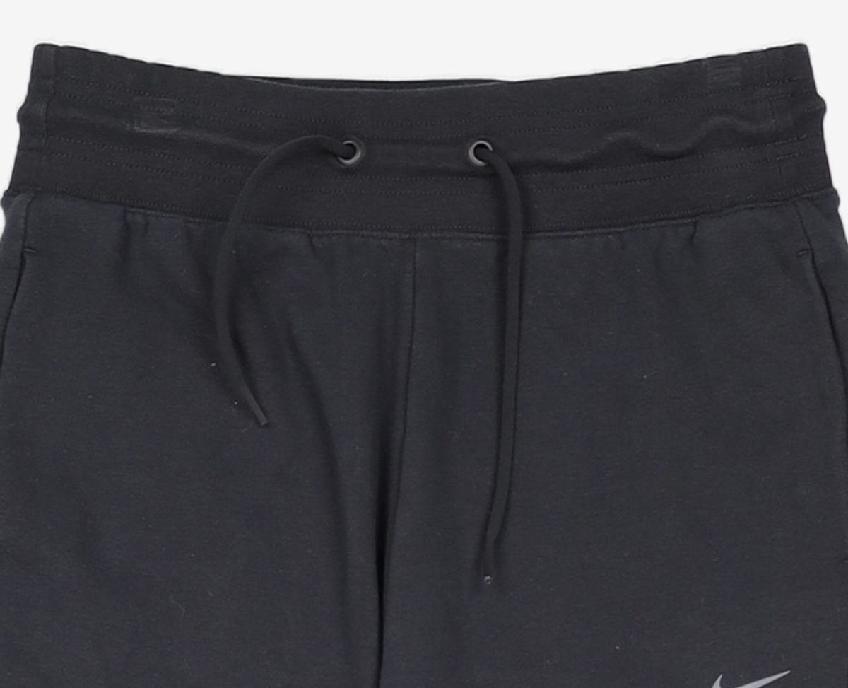 나이키(NIKE) 드라이 핏 원 하이웨이스트 7/8 프렌치 테리 조거 W - 블랙:화이트 / FB5435-010 S