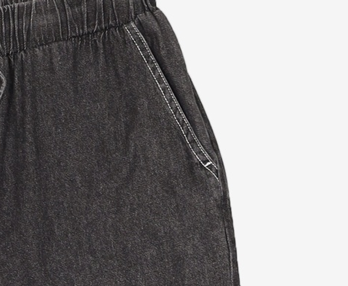 오디너리 홀리데이(ORDINARY HOLIDAY) 데님스티치와이드팬츠 DENIM STITCH POINT WIDE PANTS FREE