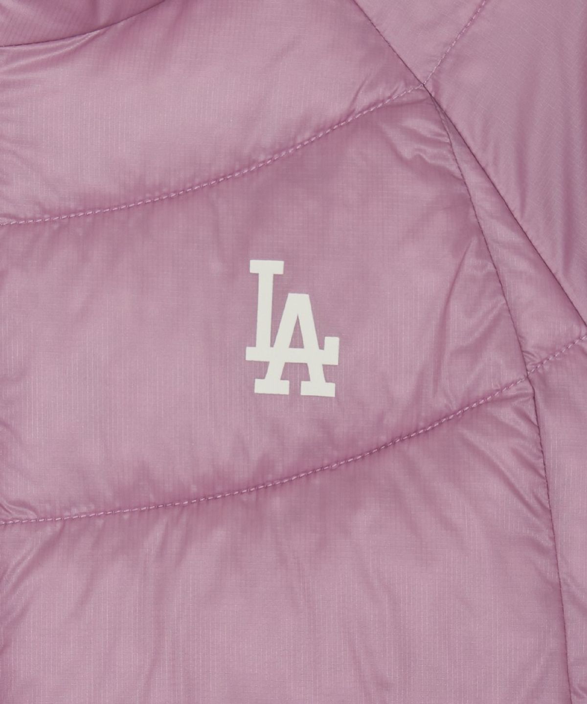 엠엘비(MLB) 여성 경량 후드 커브패딩 LA (Ptn.Lavender)