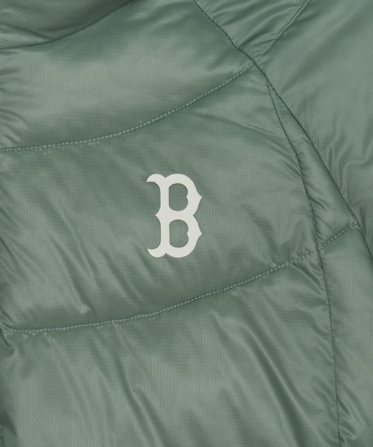 엠엘비(MLB) 여성 경량 후드 커브패딩 BOS (Ptn.Green)