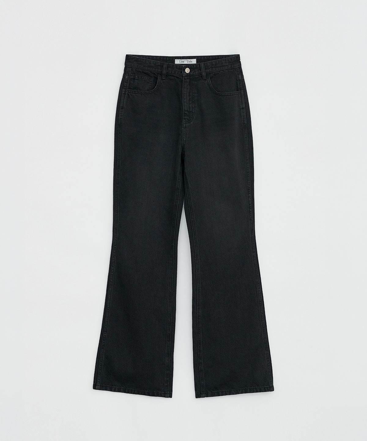 로우타이드(LOW TIDE) ESSENTIAL FLARE JEANS [DARK GREY]