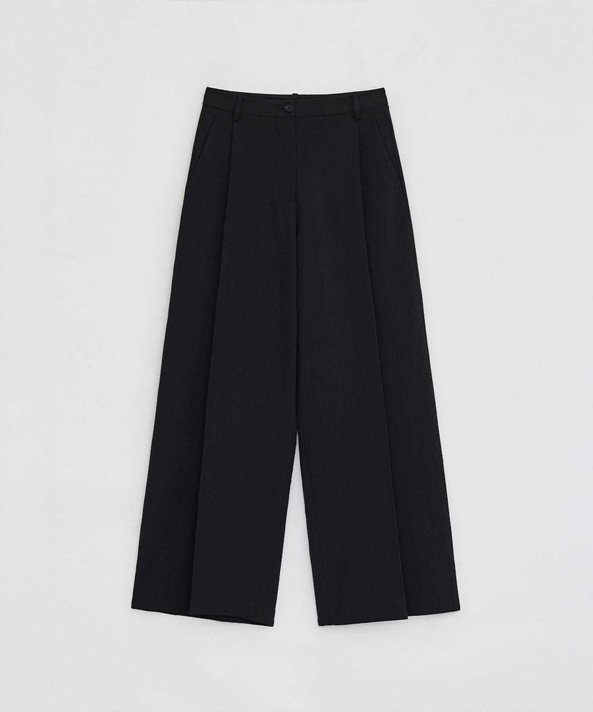 로우타이드(LOW TIDE) TAILORED TUCK PANTS [BLACK]