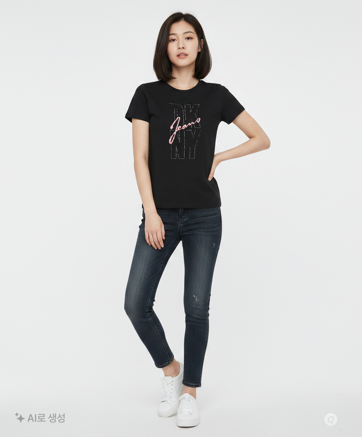 디케이엔와이 진스(Dkny Jeans) 반소매 티셔츠 S