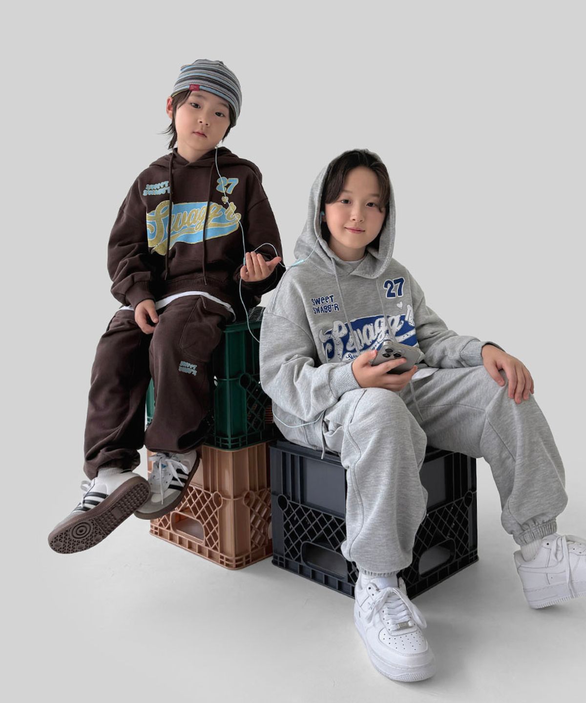 베리클로젯(BERRYCLOSET) 스윗 스웨거 플레이 상하세트