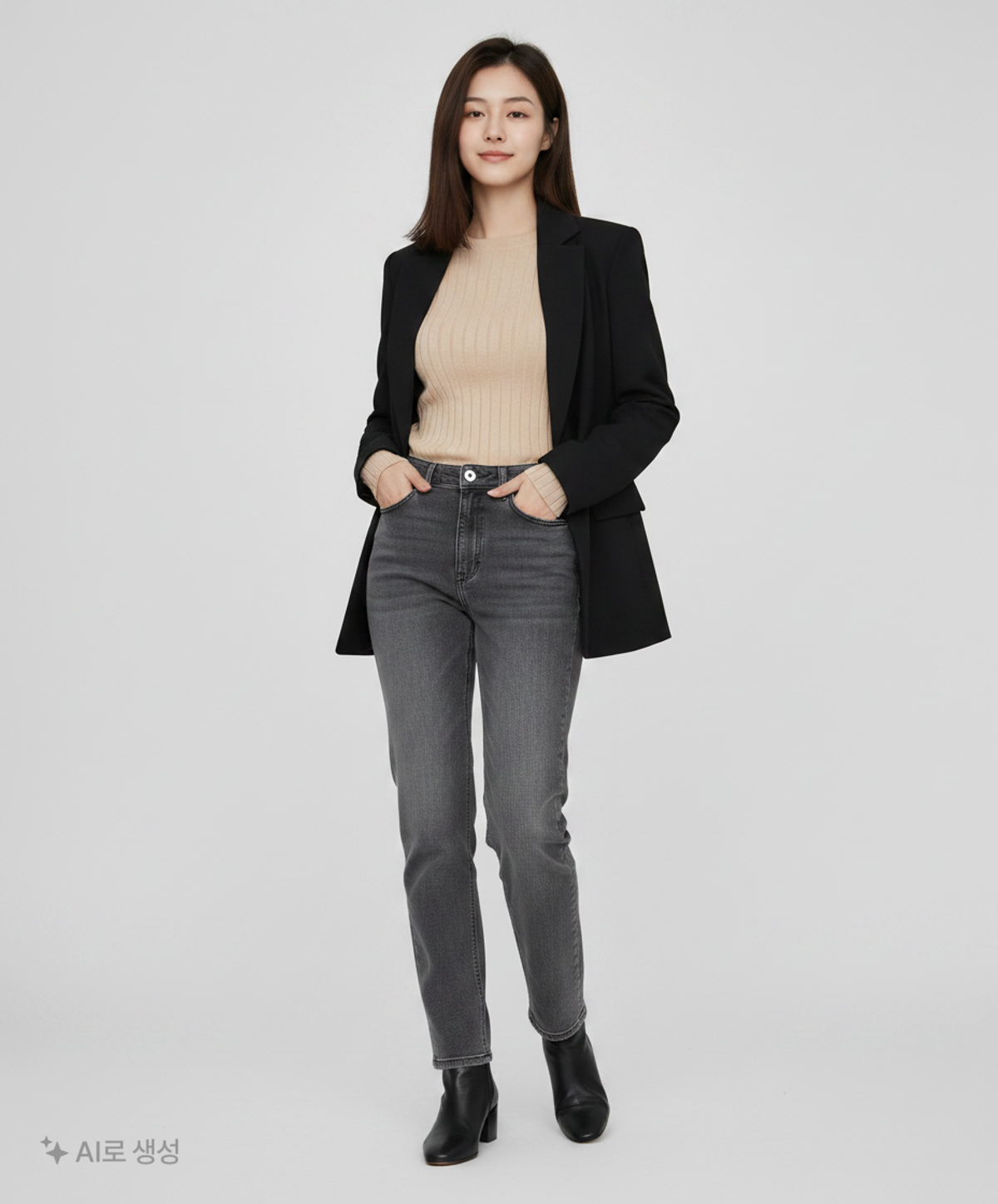 브론(bronn) 청/데님 팬츠 L