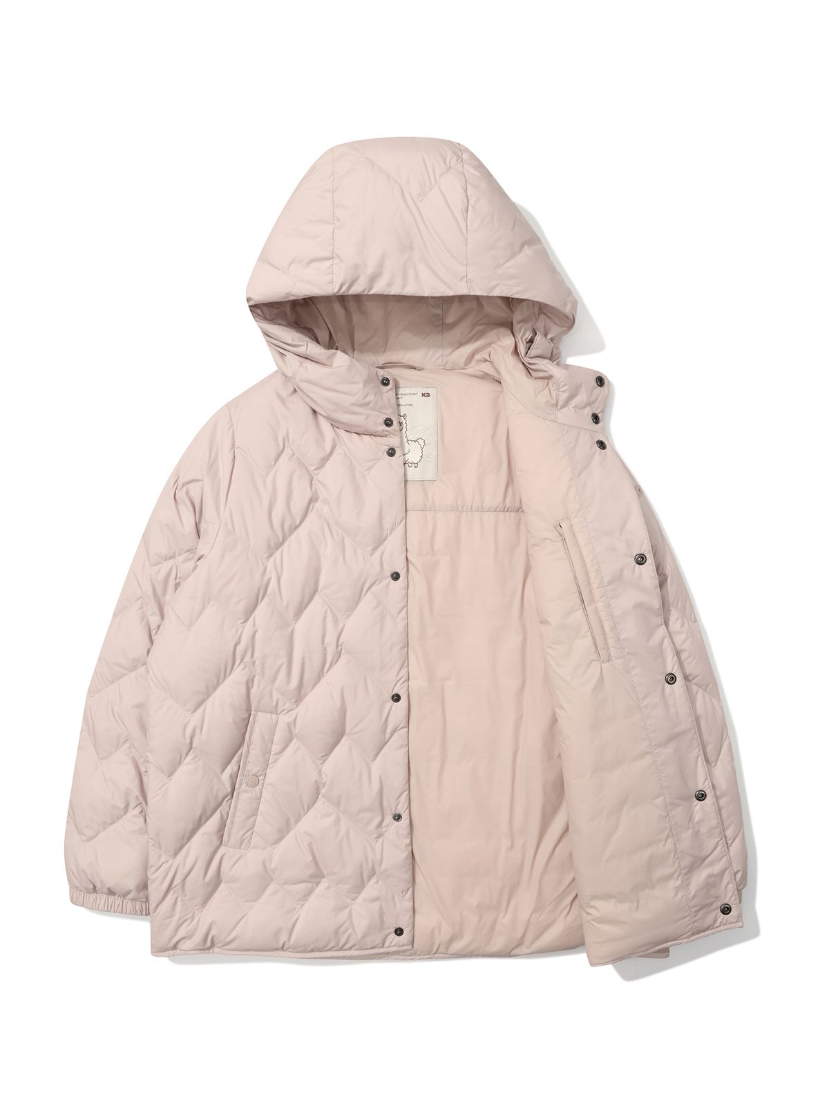 케이투(K2) AL-PACA PARKA DOWN W_BEIGE PINK