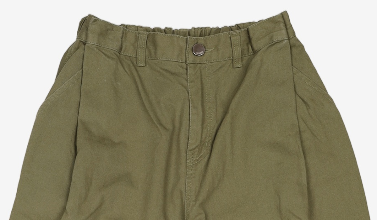 사운즈라이프(SOUNDSLIFE) [SS22 SOUNDSLIFE] Steady Balloon Snap Pants Khaki L