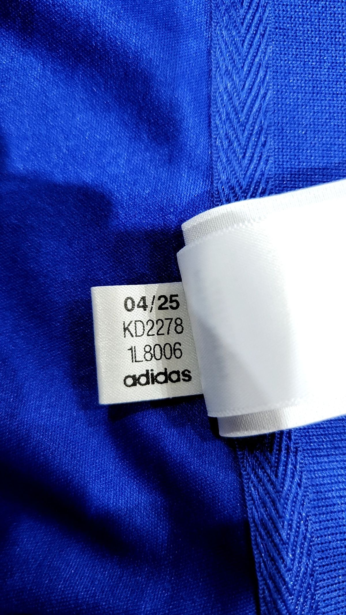 아디다스(ADIDAS) 오프숄더 저지 - 블루 / KD2278 S