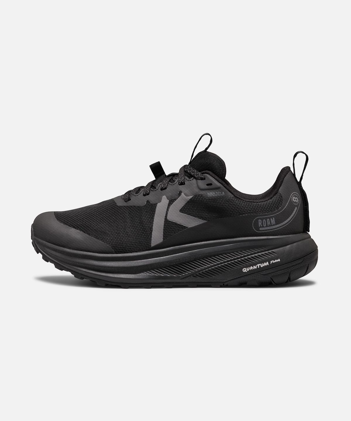 킨(KEEN) ROAM 워터프루프 여성 런닝화 BLACK