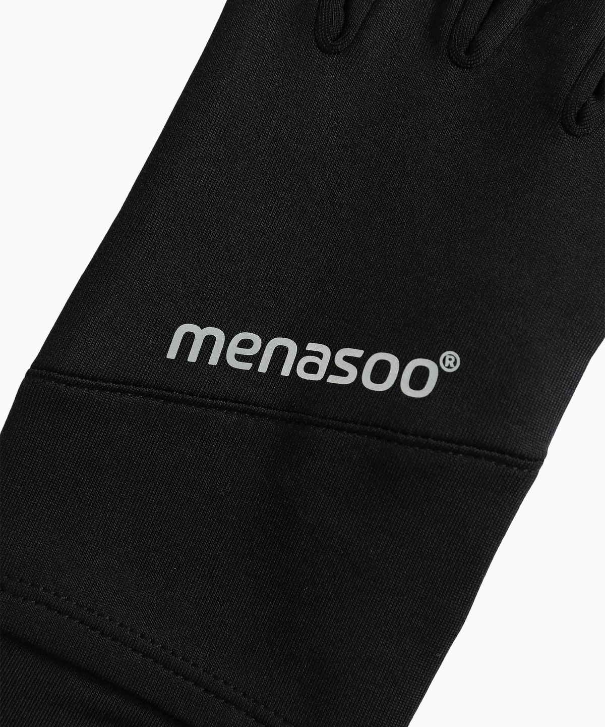 미나수(MENASOO) Blackwind Running Gloves_Black