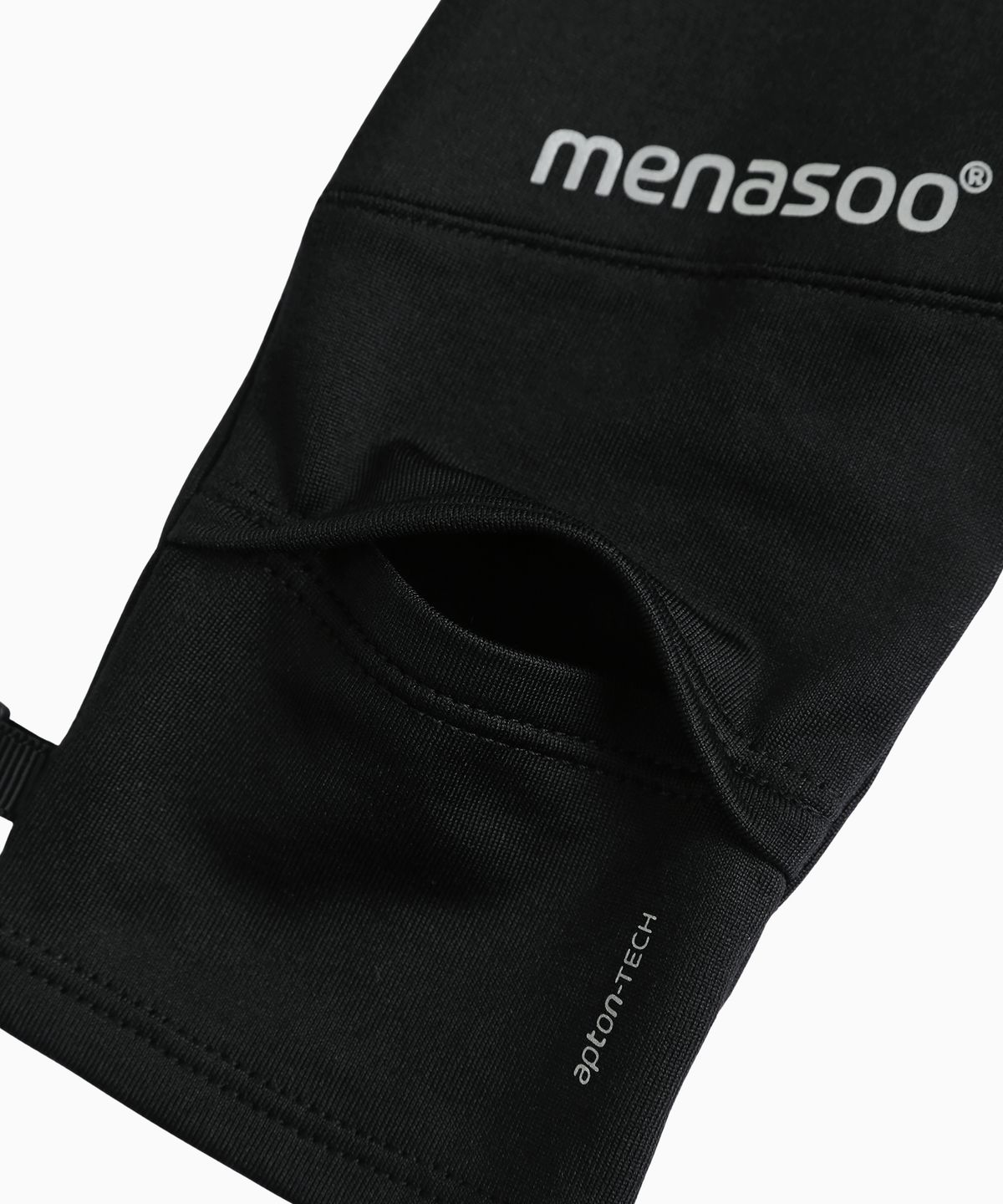 미나수(MENASOO) Blackwind Running Gloves_Black