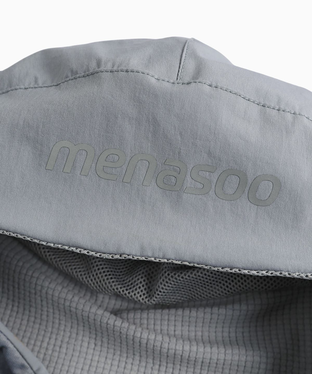 미나수(MENASOO) Fleece Lined Balaclava Neck Warmer_Blue Gray