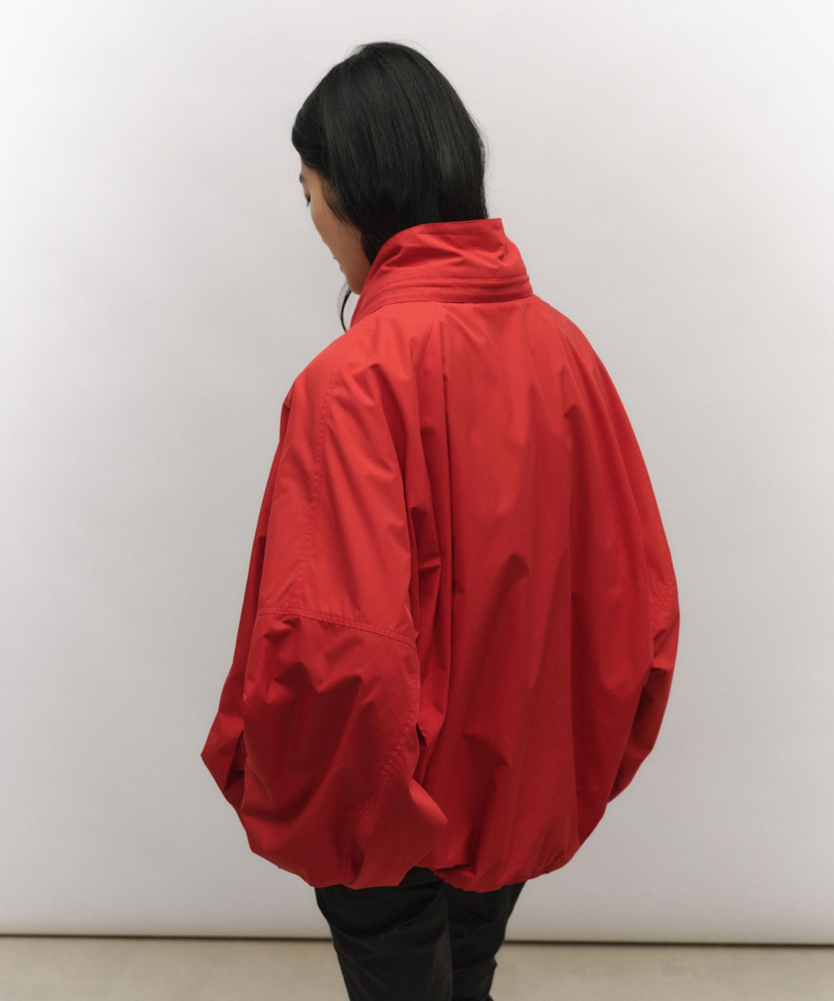 로우타이드(LOW TIDE) ESSENTIAL SOFT BLOUSON JACKET [RED]