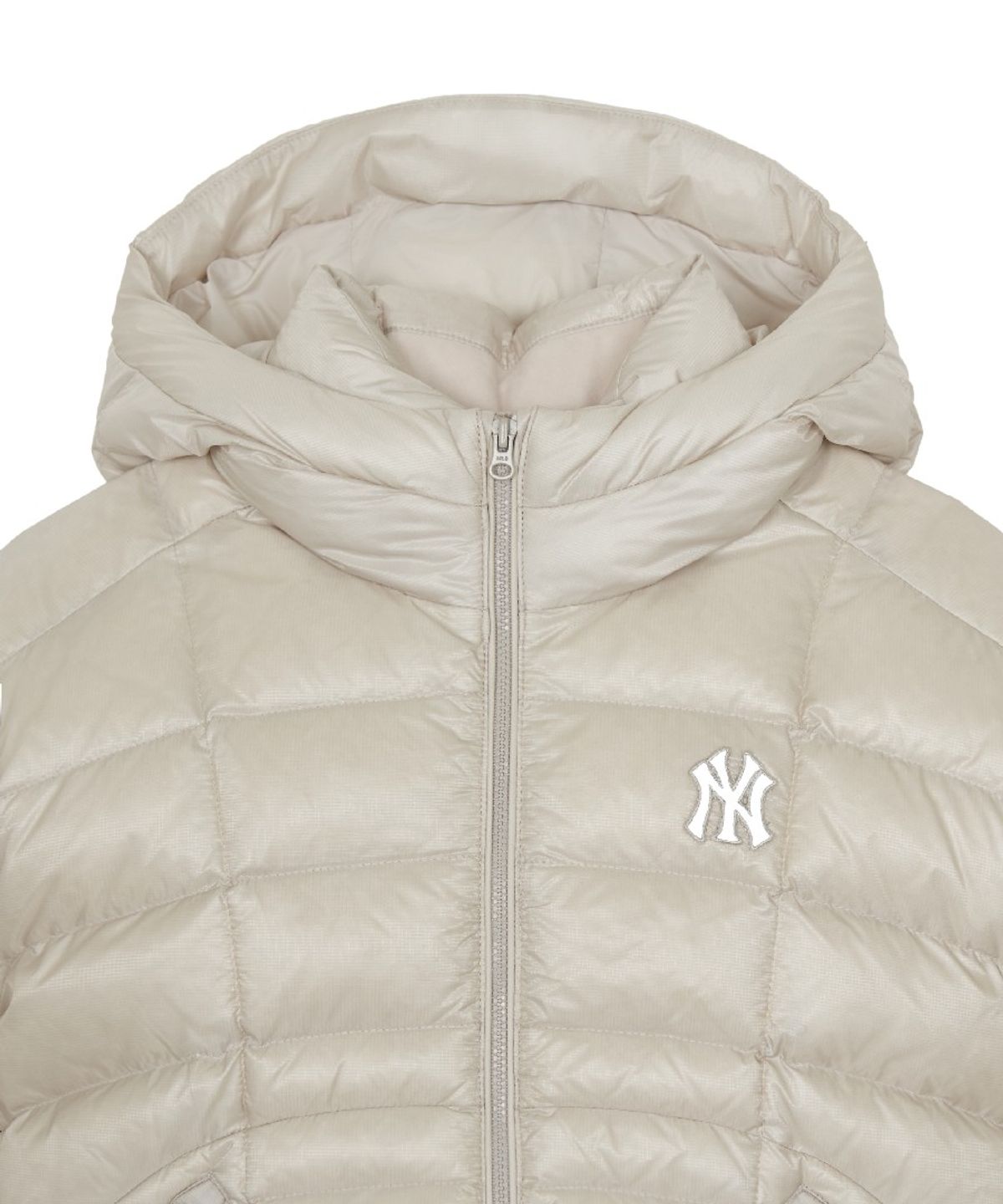 엠엘비 키즈(MLB KIDS) 아웃도어 모디파이드 글로시 경량다운 NY (D.Cream)