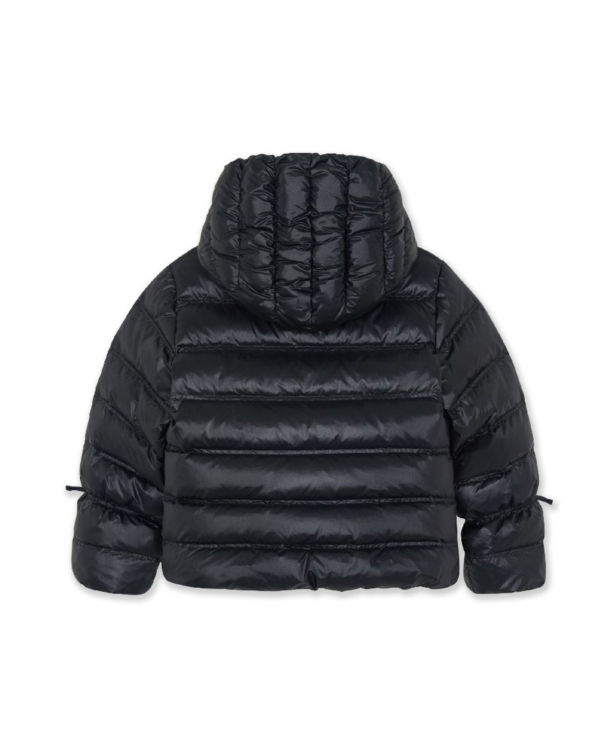 엠엘비 키즈(MLB KIDS) 스트릿 걸즈 리본포인트 유로피안덕 경량다운 NY (Black)