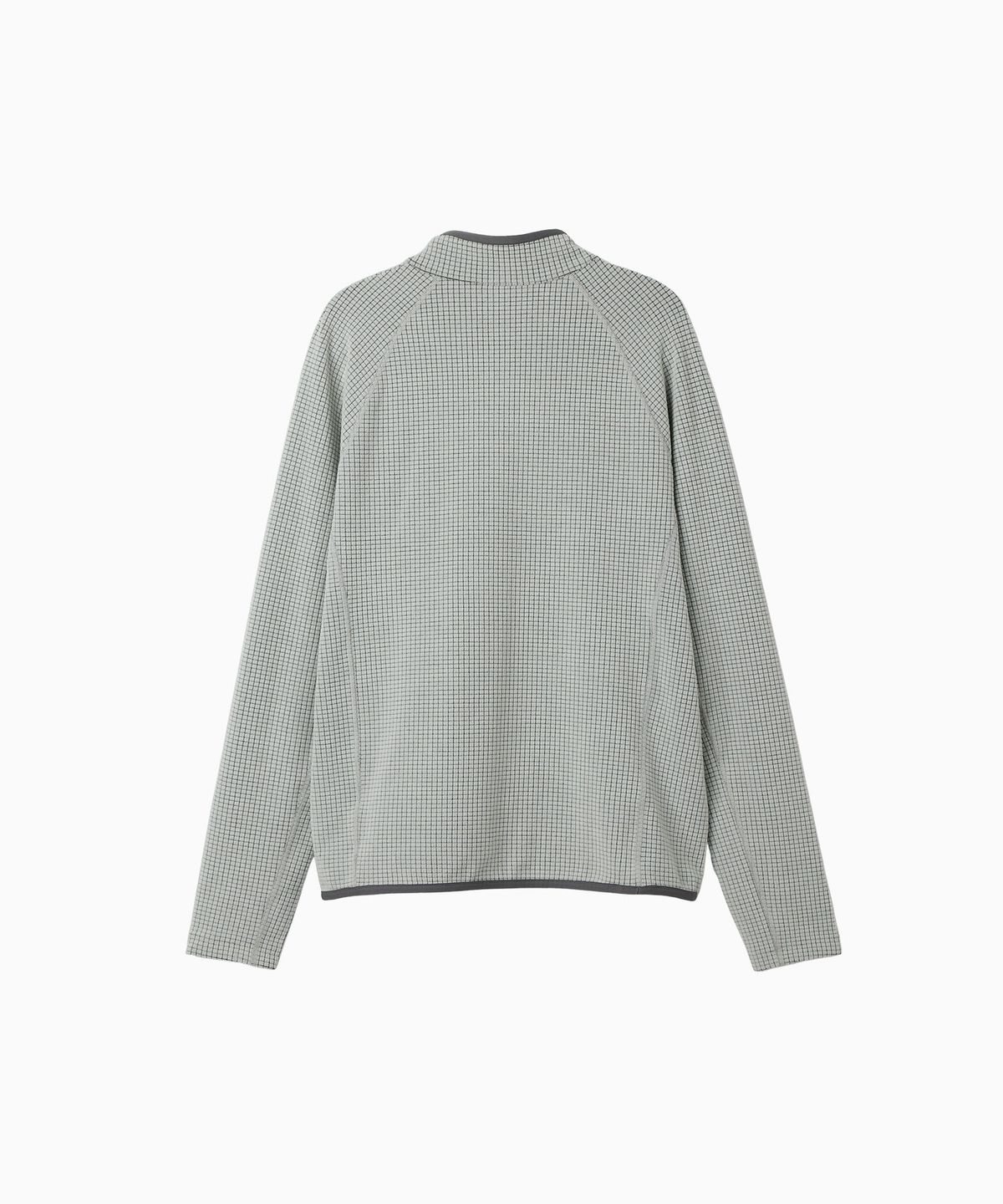 미나수(MENASOO) Neo Curve Waffle Half Zipup_Light Gray