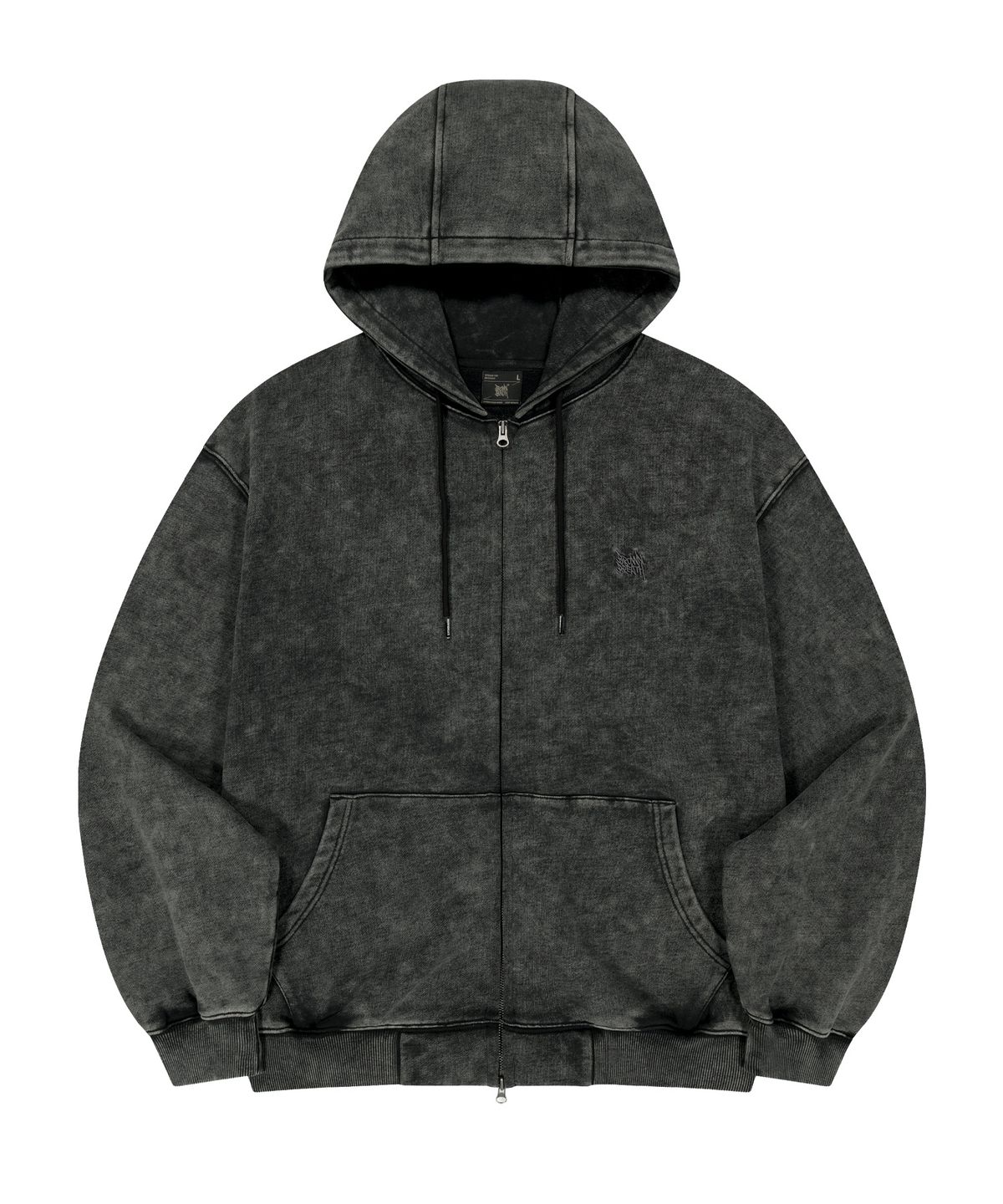 브라운브레스(BROWNBREATH) VINTAGE WASHING TAG HOOD ZIP UP (3colors)
